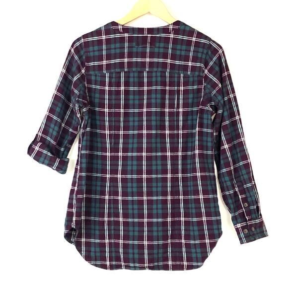 Deluth Flannel Plaid Shirt Long Sleeve Button Front size XS - Picture 2 of 7